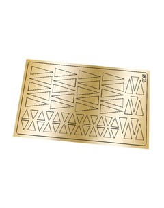 Металлизированные наклейки 185 золото Freedecor