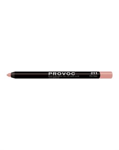 Гелевая подводка карандаш для губ 211 Pink Haze цвет идеально нюдовый Provoc