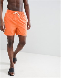Оранжевые шорты для плавания с небольшим логотипом Penfield