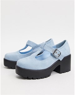 Голубые туфли на каблуке Koi footwear