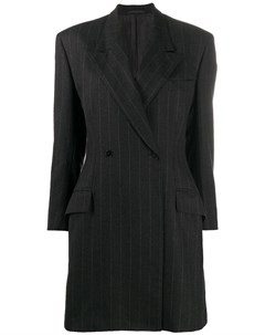 Пальто блейзер в тонкую полоску Versace pre-owned