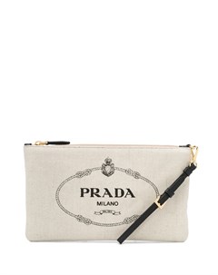 Клатч с логотипом Prada