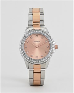 Наручные часы с циферблатом цвета розового золота 4254 Sekonda