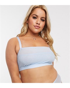 Бралетт из сетки и кружева ASOS DESIGN Curve Asos curve