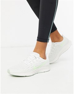 Бело зеленые кроссовки Air Zoom Pegasus 36 Nike running