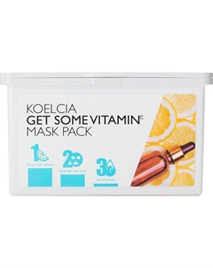 KOELCIA Тканевая маска с витамином С 30шт Koelcia
