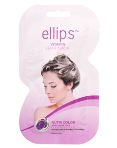 Маска для защиты и восстановления структуры окрашенных волос Nutri Color 20 г Ellips