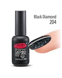 Гель лак 204 Black Diamond Pnb