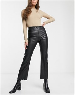Расклешенные брюки из искусственной кожи Soaked In Luxury Soaked in luxury