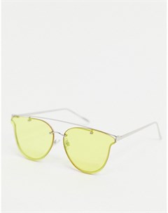 Солнцезащитные очки авиаторы с желтыми стеклами Jeepers peepers
