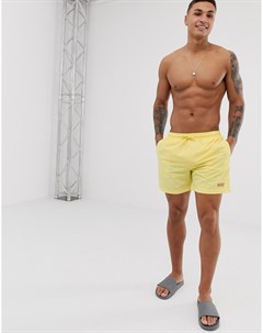 Желтые шорты для плавания Zack Wesc