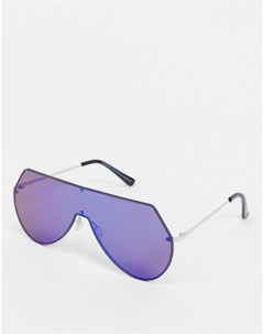 Большие солнцезащитные очки с синими стеклами Vintage supply