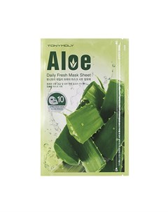 Маска для лица Daily Fresh Aloe 10 шт Tony moly