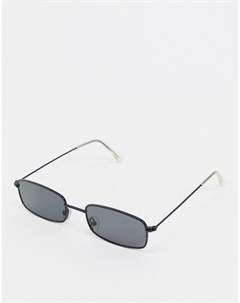 Черные солнцезащитные очки в узкой оправе Vintage supply
