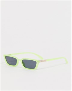 Светло зеленые солнцезащитные очки кошачий глаз River island