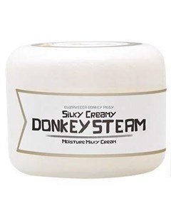 Крем паровой на основе ослиного молока для лица SILKY CREAMY DOMKEY STEAM MOISTURE MILKY CREAM 100 м Elizavecca