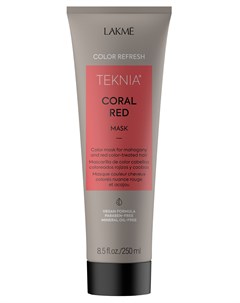 Маска для обновления цвета красных оттенков волос REFRESH CORAL RED MASK 250 мл Lakme