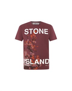 Хлопковая футболка Stone island
