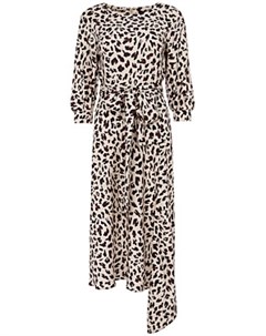 Асимметричное платье с леопардовым принтом Снежная королева collection