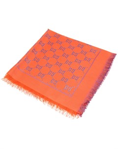 Оранжевый платок с паттерном в виде логотипа бренда детский Gucci