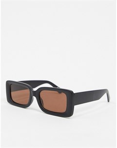 Черные солнцезащитные очки Asos white
