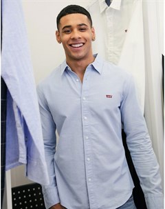 Голубая оксфордская рубашка узкого кроя с логотипом Levi's®