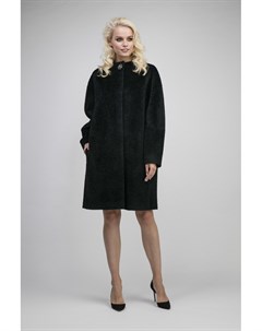 Женское пальто из альпака сури на большие размеры Elisabetta
