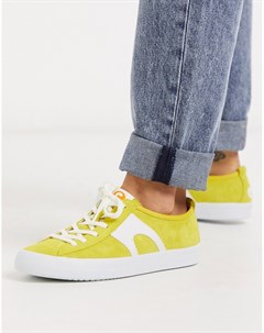 Желтые замшевые кроссовки Camper