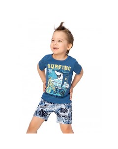 Комплект для мальчиков шорты футболка Серфер Веселый малыш