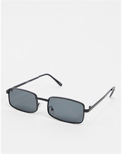 Черные солнцезащитные очки с узкими стеклами Jeepers peepers