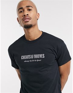Футболка с логотипом Cheats & thieves