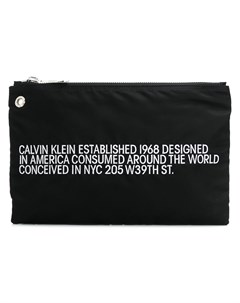 Клатч с вышивкой истории бренда Calvin klein 205w39nyc