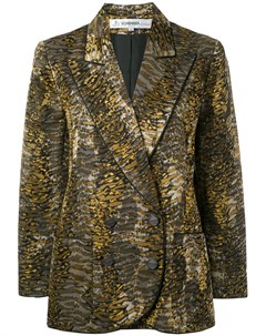 Пиджак с тигровым принтом 1990 х годов выпуска Jean louis scherrer pre-owned