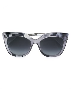 Солнцезащитные очки в прозрачной оправе Fendi eyewear