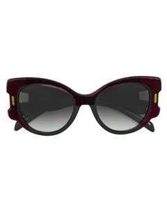 Объемные бархатные солнцезащитные очки Prada eyewear