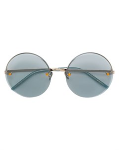 Круглые солнцезащитные очки с отделкой кристаллами Pomellato eyewear