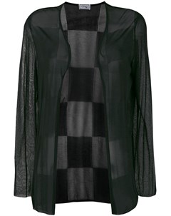 Прозрачная куртка в клетку Versace pre-owned