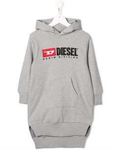 Худи с вышитым логотипом Diesel kids