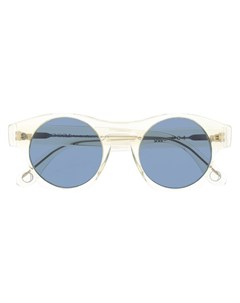 Солнцезащитные очки в круглой прозрачной оправе Monocle eyewear