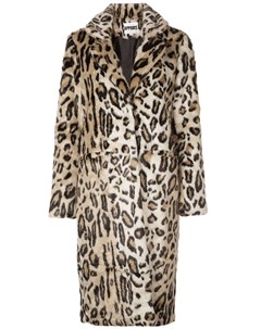 Длинная куртка с леопардовым принтом Apparis