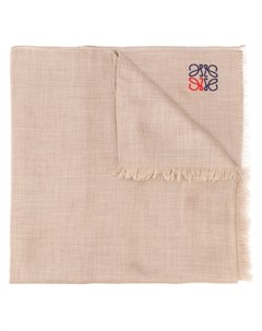 Кашемировый шарф с бахромой Loewe