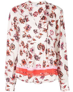 Блузка с расклешенным подолом и цветочным принтом Derek lam 10 crosby