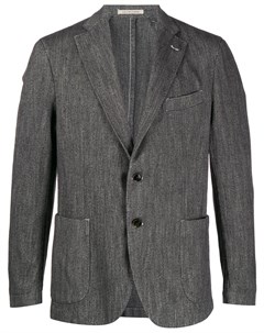 Мягкий пиджак с накладными карманами Bagnoli sartoria napoli