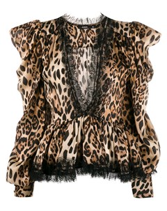 Блузка с леопардовым принтом Amen