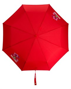 Зонт с декором Teddy и логотипом Moschino
