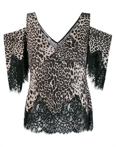 Блузка с леопардовым принтом Mcq alexander mcqueen
