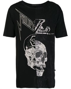 Футболка с принтом Philipp plein