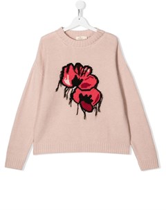 Вязаный свитер с цветочным принтом Andorine
