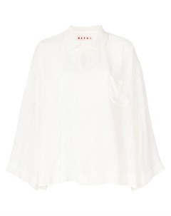 Свободная блузка с декоративной строчкой Marni