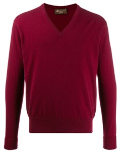 Кашемировый пуловер с V образным вырезом Doriani cashmere